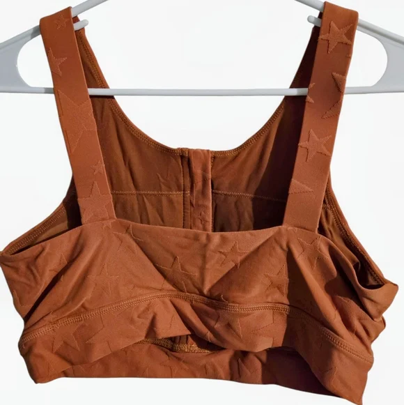 NWT Mono B Sports Bra Star Pattern - Picture 3 of 6